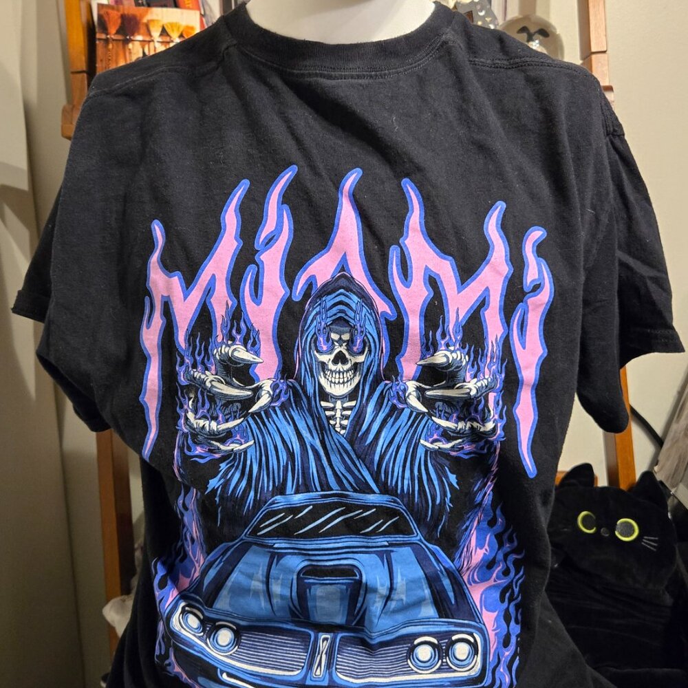 Poison Miami "Street Legend" Graphic Tee – Black Large